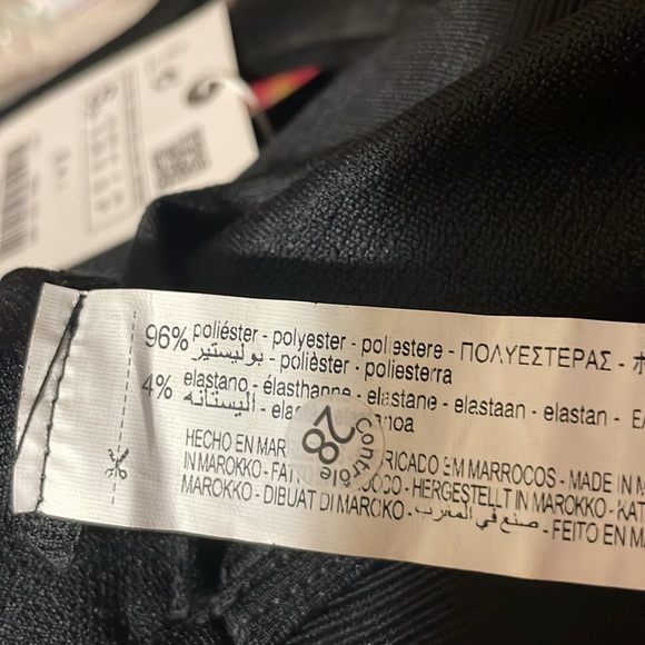 NWT Zara Black Ribbed Crop Tank Top Camisole - Picture 5 of 6